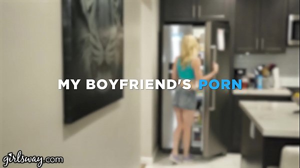 GIRLSWAY Her Boyfriend's Lesbian Porn Makes Babes Horny to Try